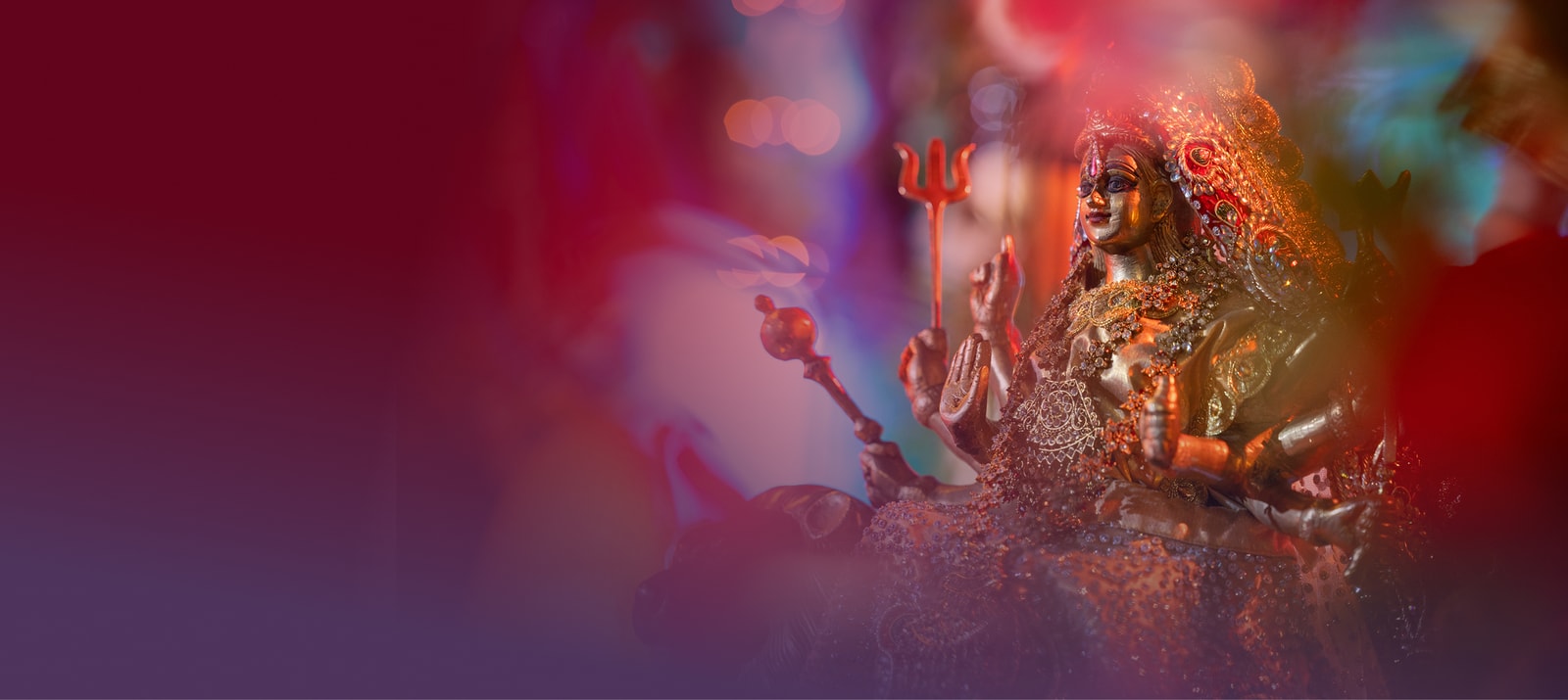 Murti of the Divine Mother Durga celebrated on Dussehra