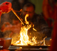 Yajna fire ceremony